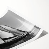 Extra large wall art featuring line art flowers in black on white canvas, suitable for large living room decor.