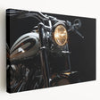 Large acrylic print of a vintage car in muted sepia tones, suitable for kitchen wall decor.