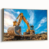 Vintage poster art of a black and white landscape painting on canvas, ideal for bedroom wall decor.