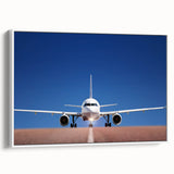 Extra large vintage poster art of a colorful abstract cityscape on canvas, ideal for living room decor.