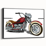 Black and white vintage poster art of a mountain landscape on rolled canvas, suitable for bedroom decor.