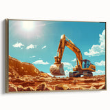 Vintage poster of a monochrome landscape painting, ideal for bedroom wall art.