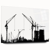 Large abstract wall art featuring swirling blue and gray tones on canvas, ideal for bedroom or dining room decor.