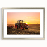 Textured abstract art print in earthy tones on canvas, suitable for enhancing a bedroom's ambiance.