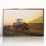 Mid-century modernist art depicting colorful geometric shapes on canvas, ideal for nursery wall decor.