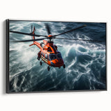 Black and white vintage poster art of a landscape, printed on canvas, suitable for bedroom decor.