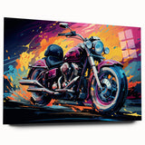 Large abstract wall art in blue and gray tones on canvas, ideal for bedroom or dining room decor.