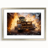 Textured abstract art print in muted earth tones on canvas, suitable for bedroom art.