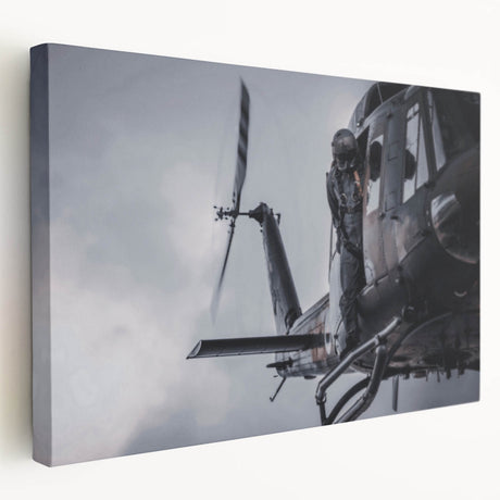 Large acrylic print of a vintage car in muted gray tones, suitable for kitchen wall art.