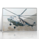 Art deco poster featuring a streamlined metallic car, rendered in bold black and silver tones on a framed canvas.