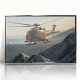 Mid-century modernist art print featuring geometric shapes in muted pastel colors, ideal for nursery wall art.