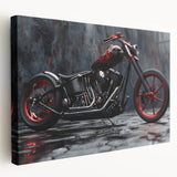 Large acrylic print featuring a vintage car in muted sepia tones, suitable for kitchen wall art.