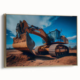 Landscape painting of a vintage car in black and white tones on a canvas, ideal for bedroom wall decor.