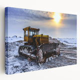 Large abstract canvas print featuring swirling blue and gray tones, suitable for kitchen wall art.