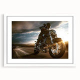 Abstract art print featuring swirls of blue and gold on canvas, suited for bedroom or dining room decor.