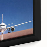 Extra large black canvas wall art featuring a colorful, textured abstract design, ideal for living room decor.