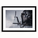 Colorful abstract art print on canvas featuring vibrant, textured strokes, ideal for extra large wall art in a living room.