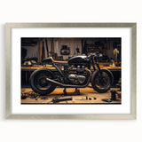 Textured abstract art print in earthy tones on canvas, suitable for enhancing a bedroom's ambiance.