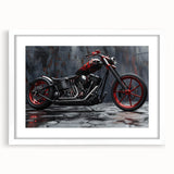 Abstract art print depicting swirling blue and white patterns on canvas, suitable for modern bedroom or dining room decor.