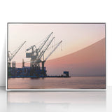 Art deco poster featuring a stylized vintage car in monochrome shades, printed on canvas, suitable for nursery wall art.