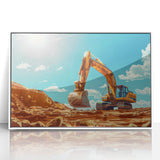 Art deco poster featuring a stylized car in monochrome tones on acrylic print, suitable for modern art wall decor.