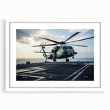 Abstract art print featuring swirling blue and white patterns on canvas, suitable for dining room or bedroom decor.