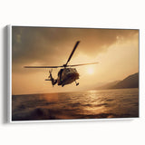 Landscape art painting featuring a vintage car in colorful hues on a black background, ideal for living room decor.