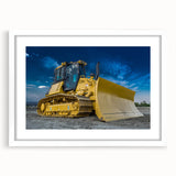 Abstract art print featuring swirling blue and white patterns on canvas, suitable for dining room or bedroom decor.