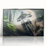 Mid-century modernist art poster featuring geometric shapes in pastel colors on canvas, suitable for nursery wall art.