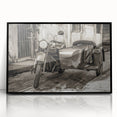 Large abstract wall art featuring geometric shapes in muted earth tones on canvas, ideal for modern living room decor.
