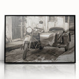 Large abstract wall art featuring geometric shapes in muted earth tones on canvas, ideal for modern living room decor.