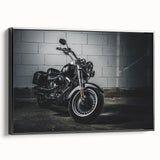 Black and white vintage poster art of a classic car, printed on canvas, suitable for bedroom wall decor.