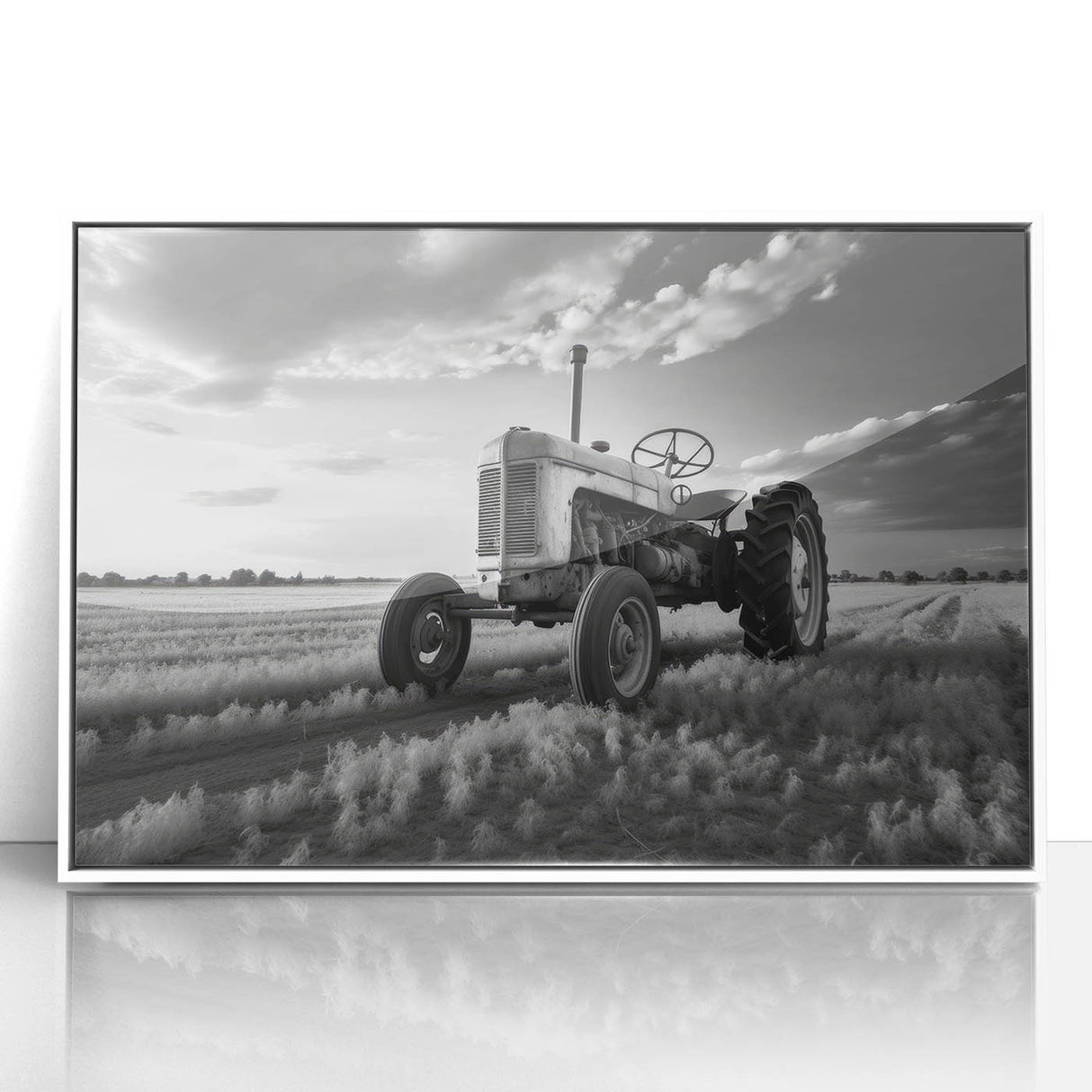 Art deco poster featuring a stylized vintage car in bold red and black tones, printed on canvas, ideal for nursery wall art.