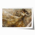 Abstract figurative wall art print showcasing vibrant colors and dynamic shapes, perfect for modern home decor and artistic expression.