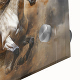 Close-up of an abstract figurative wall art piece, showcasing vibrant colors and intricate patterns on acrylic glass, perfect for modern decor.