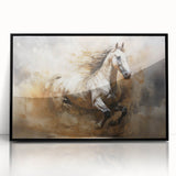 Framed abstract figurative wall art in black acrylic, showcasing a modern design with bold shapes and contrasting colors, perfect for contemporary decor.