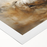 Abstract figurative wall art design on rolled canvas, showcasing vibrant colors and dynamic shapes, ideal for modern home decor.