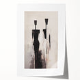 Abstract figurative wall art print showcasing vibrant colors and dynamic shapes, ideal for modern home decor and artistic expression.
