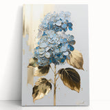 Vibrant abstract floral wall art on stretched canvas, showcasing colorful blooms in a modern design, perfect for home decor enhancement.