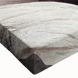 Close-up of an abstract floral design on stretched canvas, showcasing vibrant colors and intricate patterns, ideal for modern home decor.