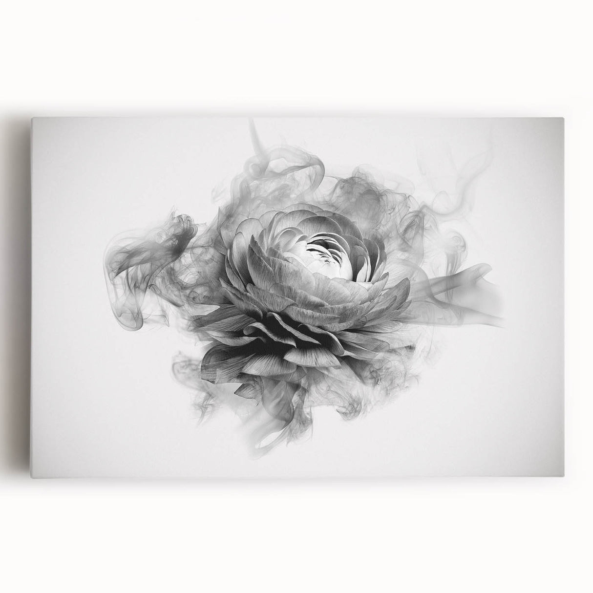 Stretched canvas wall art showcasing vibrant abstract floral designs in various colors, perfect for modern home decor and enhancing interior spaces.