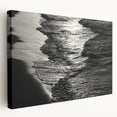Stretched canvas artwork showcasing an abstract landscape design in vibrant hues, ideal for modern home decor and artistic interiors.