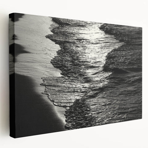 Stretched canvas artwork showcasing an abstract landscape design in vibrant hues, ideal for modern home decor and artistic interiors.