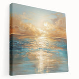 Abstract landscape wall art collection displayed on stretched canvas, showcasing vibrant colors and unique textures, enhancing modern decor.