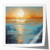 Abstract landscape wall art collection featuring vibrant colors and fluid designs, perfect for modern home decor, displayed in a glossy finish.