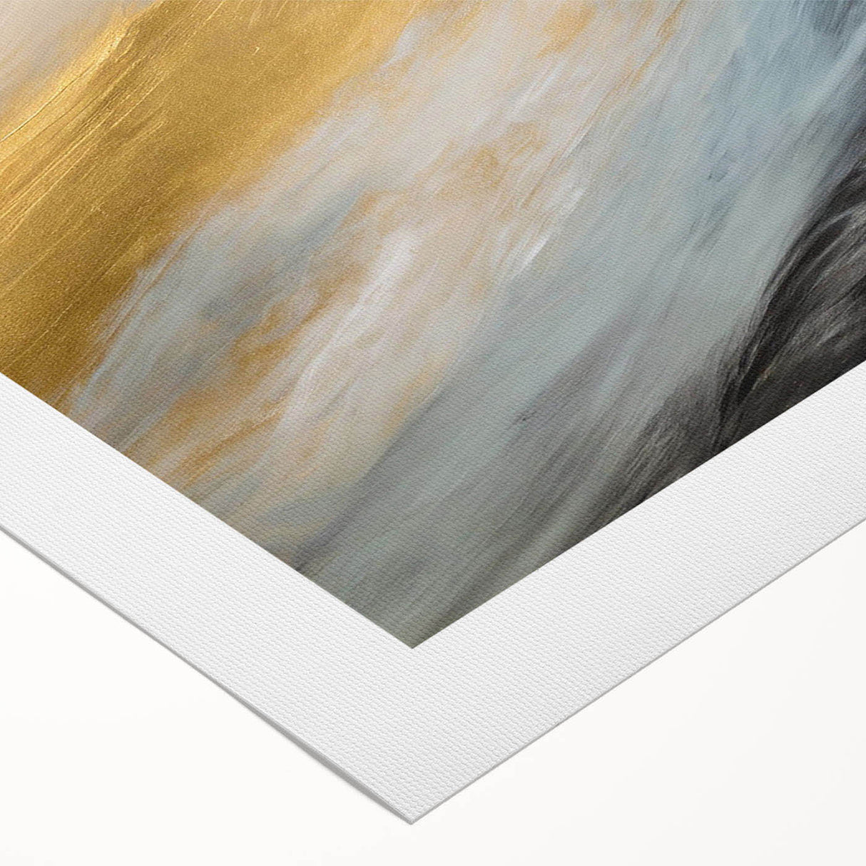 Abstract landscape wall art design on rolled canvas showcasing vibrant colors and fluid shapes, ideal for modern home decor or art collections.