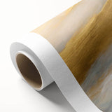 Abstract landscape wall art design on rolled canvas, showcasing vibrant colors and dynamic shapes, ideal for modern home decor.
