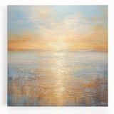 Vibrant abstract landscape canvas print showcasing rich colors and fluid forms, perfect for modern home decor, enhancing artistic spaces.