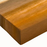 Close-up of abstract landscape wall art on stretched canvas, showcasing vibrant colors and textured brushstrokes, ideal for modern decor.