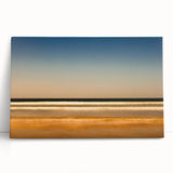 Abstract landscape wall art design showcasing vibrant colors and flowing shapes on stretched canvas, perfect for modern home decor.